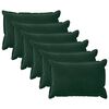 vidaXL Husă pentru pernă 6 pcs HOUTEN Verde &icirc;nchis 50 x 70 cm Catifea