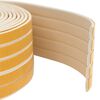 vidaXL Banda adeziva pentru feronerie Alb 9 x 3 mm 12 m Spumă EPDM