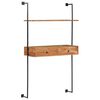 vidaXL Birou de perete, 90 x 40 x 170 cm, lemn masiv de acacia