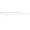 vidaXL Cadru pentru cort retractabil manual Alb 4 x 2 m Aluminiu