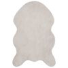 vidaXL Covor antiderapant din sintetică de iepure OLITE Bej 50 x 80 cm