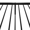 vidaXL Cadru pat metalic cu tăblii de cap/picioare, negru, 80x200 cm