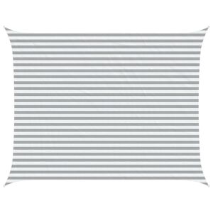 vidaXL P&acirc;nză de umbră Gri deschis și alb. 4,5 x 3,5 m