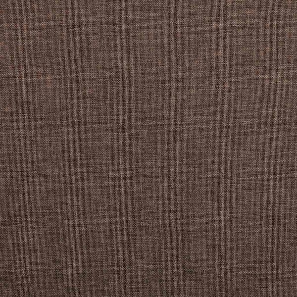 vidaXL Draperie opacă, aspect de in, gri taupe, 290x245 cm, cu c&acirc;rlige