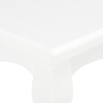 vidaXL Măsuță de cafea, alb, 110x60x40 cm, lemn masiv de pin