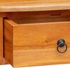 vidaXL Masă de consolă natural 50,5 x 30 x 75,5 cm Lemn masiv de mahon
