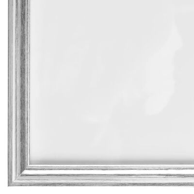 vidaXL Rame foto colaj de masă 3 buc. argintiu, 21x29,7 cm, MDF