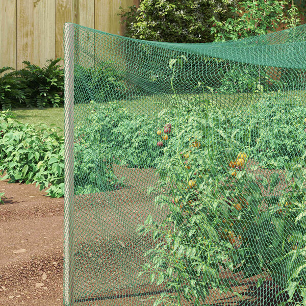 vidaXL Plasă de protecție pentru păsări Verde 2 x 5 m Polietilenă