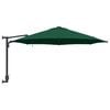 vidaXL Parasol de Grădină Verde 248 x 248 x 148 cm Poliester și oțel