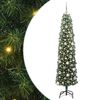 vidaXL Brad de Crăciun artificial Verde 180 cm PVC și oțel și plastic