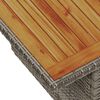vidaXL Set de canapele pentru grădină 9 pcs Gri Rattan poli