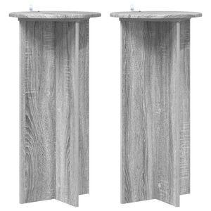 vidaXL Suport pentru plante 2 buc. Sonoma gri 40 x 40 x 80 cm