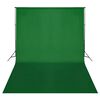 vidaXL Sistem de suport fundal, 500 x 300 cm, verde