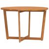 vidaXL Masă de grădină rotundă &Oslash;110x75 cm, lemn masiv de acacia