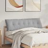 vidaXL Perna pentru spate Gri nori 160 x 19 x 50 cm țesătură