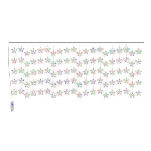 vidaXL Instalație lumini tip perdea stele 500 LED multicolor 8 funcții