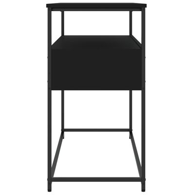 vidaXL Măsuță consolă, negru, 100x40x75 cm, lemn compozit