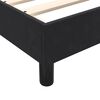 vidaXL Pat box spring cu saltea, negru, 180x210 cm, catifea