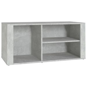 vidaXL Pantofar, gri beton, 100x35x45 cm, lemn prelucrat