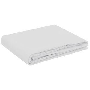 vidaXL Țesătură pentru masă Pătrat Alb 90 x 90 cm Poliester
