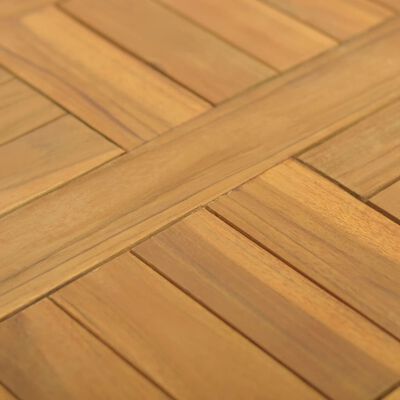 vidaXL Blat de masă, 50x50x2,5 cm, lemn masiv de tec, pătrat
