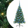 vidaXL Pom de Crăciun artificial pre-iluminat Verde 120 cm PVC