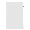 vidaXL Birou cu sertar, alb, 115x50x75 cm, lemn prelucrat