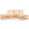 vidaXL Set mobilier de grădină, 4 piese, lemn masiv de pin