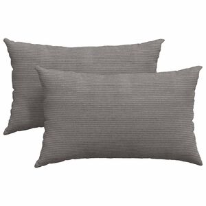 vidaXL Perne pentru canapea 2 pcs Gri deschis 50 x 30 cm