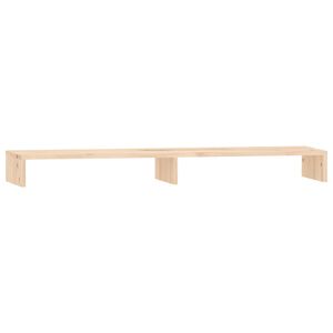 vidaXL Suport pentru monitor, 100x27x10 cm, lemn masiv de pin