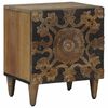 vidaXL Dulap de noapte Maro 40 x 33,5 x 46 cm Lemn de mango solid