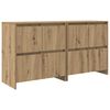 vidaXL Bufeturi 2 buc. stejar artizanal 70 x 41 x 75 cm Lemn prelucrat