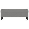 vidaXL Bancă, gri &icirc;nchis, 100x35x41 cm, textil