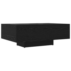 vidaXL Masă de cafea Stejar Negru 85 x 55 x 31 cm