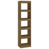 vidaXL Bibliotecă/Separator cameră maro miere 40x30x167,5 cm lemn pin