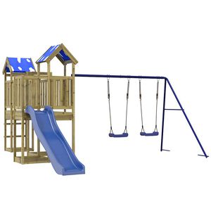 vidaXL Set de joacă pentru exterior, lemn de pin impregnat