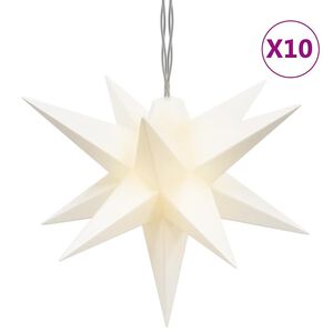 vidaXL Lumină de Crăciun 10 LED-uri alb 10 cm