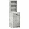 vidaXL Bufet Gri din beton 41 x 40 x 135 cm Lemn prelucrat