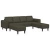 vidaXL Canapea pentru living 3 buc. Verde Army