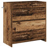 vidaXL Dulap sub chiuvetă pentru baie Lemn vechi 78,5 x 37,5 x 81 cm