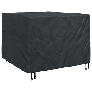 vidaXL Husă pentru mobilă Negru 135 x 135 x 90 cm Textil Oxford 600D