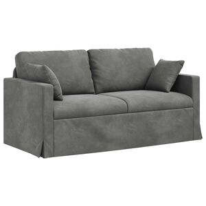vidaXL Canapea Gri &icirc;nchis 158 x 78 x 80 cm Catifea