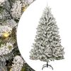 vidaXL Brad de Crăciun artificial 270 cm 300 LED-uri Alb cald