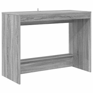 vidaXL Birou pentru pat Sonoma gri Lemn prelucrat 100 x 45 x 75 cm