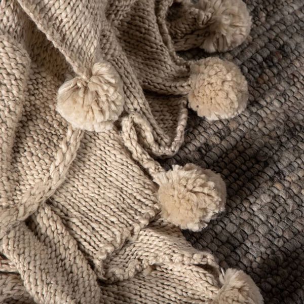 Venture Home Păturică &bdquo;Anny&rdquo;, 170x130 cm, bej, acrilic