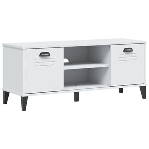 vidaXL Bancă de pantofi &bdquo;VIKEN&rdquo;, alb, 106x35x45 cm, lemn prelucrat