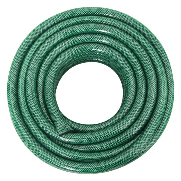 vidaXL Furtun de aer, verde, 0,75", 50 m, PVC