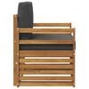 vidaXL Set de canapele de exterior Lemn de acacia solid și poliester
