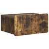 vidaXL Dulap de noapte suspendat Stejar fumuriu 49 x 34,5 x 24 cm