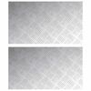 vidaXL Trepte 2 buc. 70 x 40 cm Argintiu Aluminiu Dreptunghiular